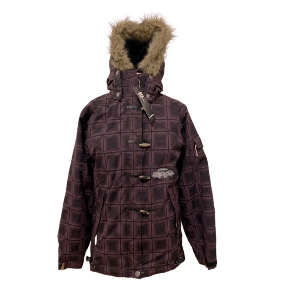Millennium Three Winter Snowboarding & Ski Jacket Faux Fur Hood Size Sma…